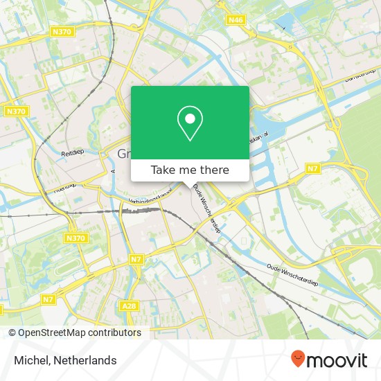 Michel, Meeuwerderweg 28 9724 ET Groningen kaart