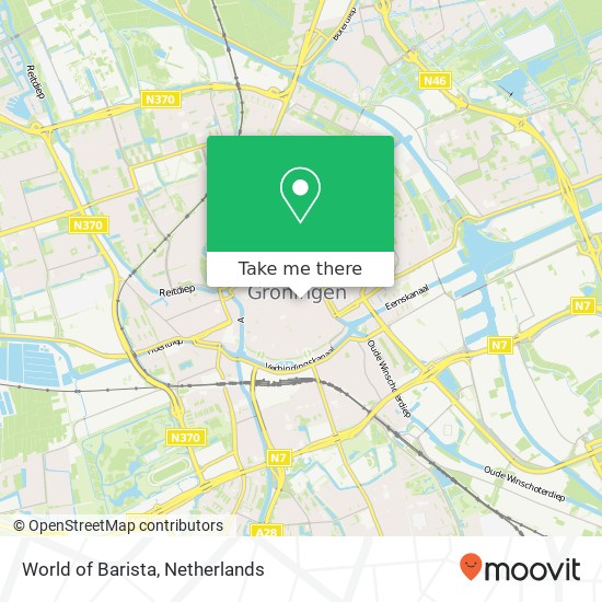World of Barista, Grote Markt 35 9711 LV Groningen kaart