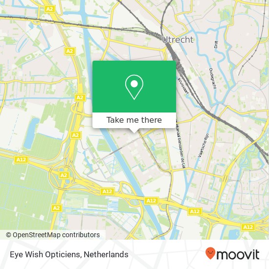 Eye Wish Opticiens, Hammarskjoldhof kaart