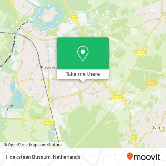Hoeksteen Bussum, H. Kamerlingh Onnesweg 74 kaart