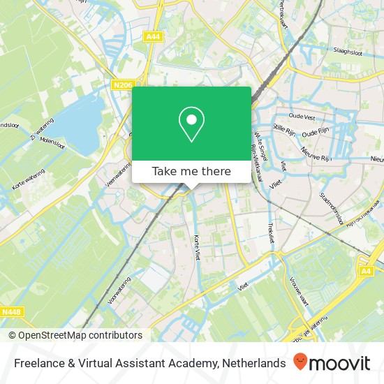 Freelance & Virtual Assistant Academy, Haagweg 300 kaart