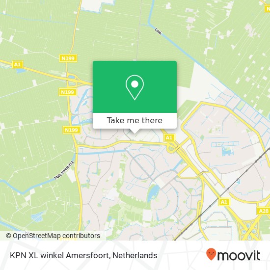 KPN XL winkel Amersfoort, Maanlander 9 kaart