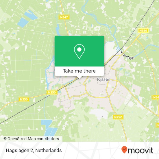 Hagslagen 2, 7462 KE Rijssen kaart