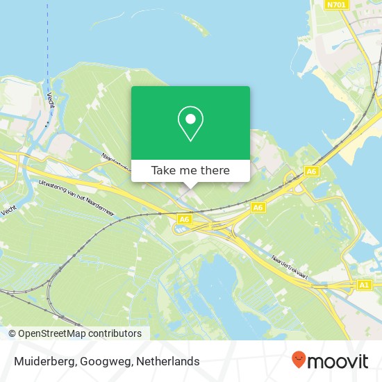 Muiderberg, Googweg kaart