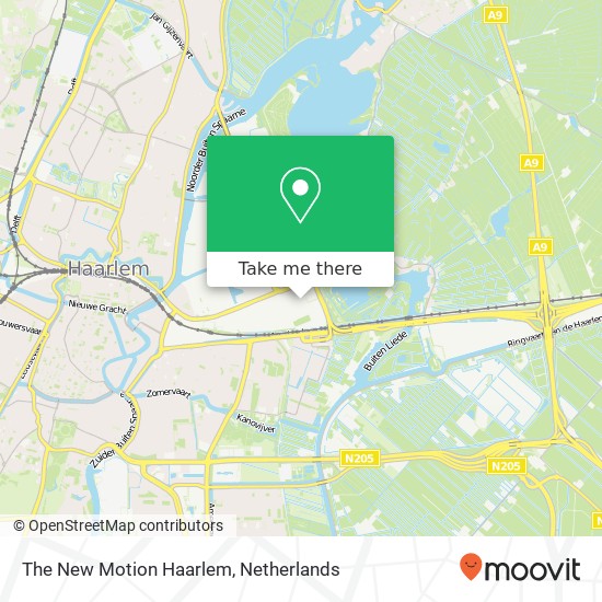 The New Motion Haarlem kaart