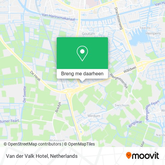 Van der Valk Hotel kaart