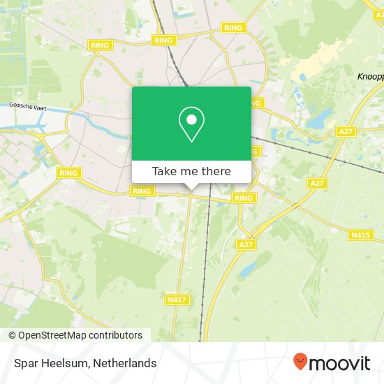 Spar Heelsum, Utrechtseweg 45 kaart