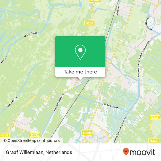 Graaf Willemlaan, 2114 DK Vogelenzang kaart