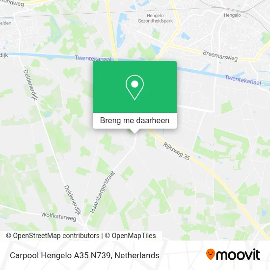 Carpool Hengelo A35 N739 kaart
