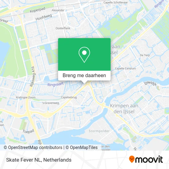 Skate Fever NL kaart