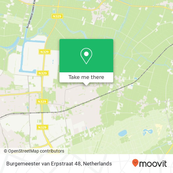 Burgemeester van Erpstraat 48, 5351 AX Berghem kaart