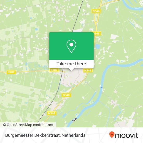 Burgemeester Dekkerstraat, 6971 CB Brummen kaart