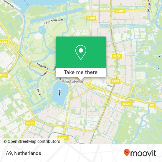 A9, 1185 Amstelveen kaart