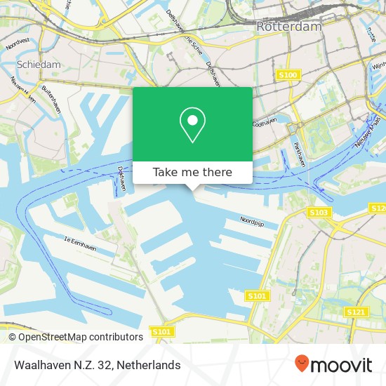 Waalhaven N.Z. 32, 3087 BL Rotterdam kaart
