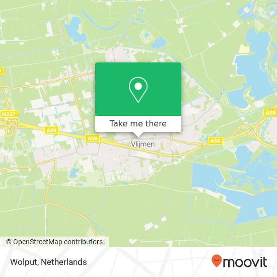 Wolput, 5251 Vlijmen kaart