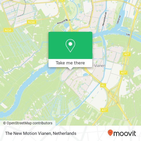 The New Motion Vianen kaart