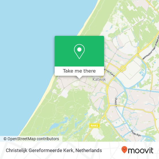 Christelijk Gereformeerde Kerk, Duinrustplein 10 kaart