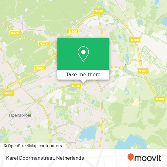 Karel Doormanstraat kaart