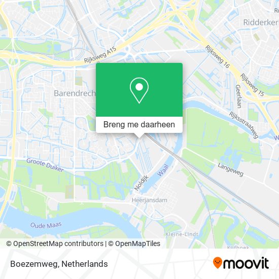 Boezemweg kaart