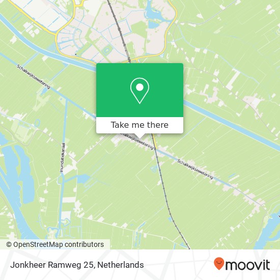 Jonkheer Ramweg 25 kaart