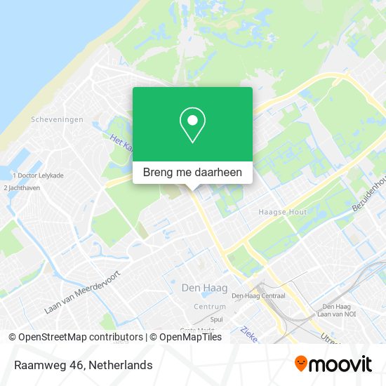 Raamweg 46 kaart