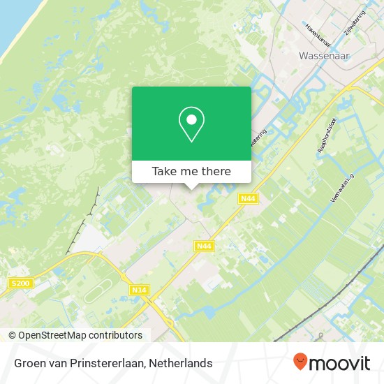 Groen van Prinstererlaan kaart