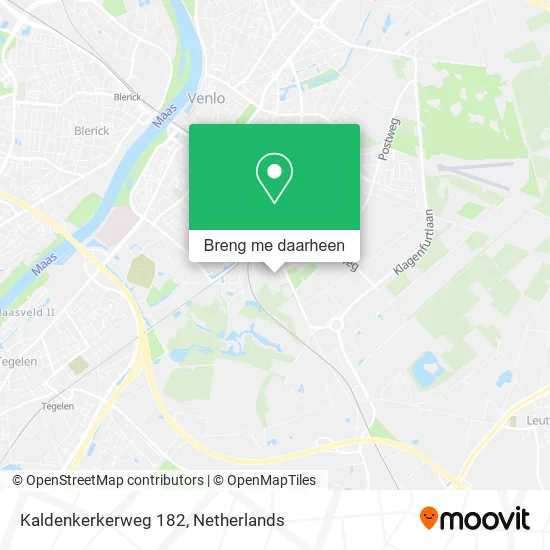 Kaldenkerkerweg 182 kaart