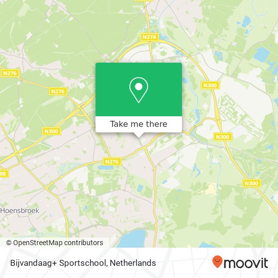 Bijvandaag+ Sportschool kaart