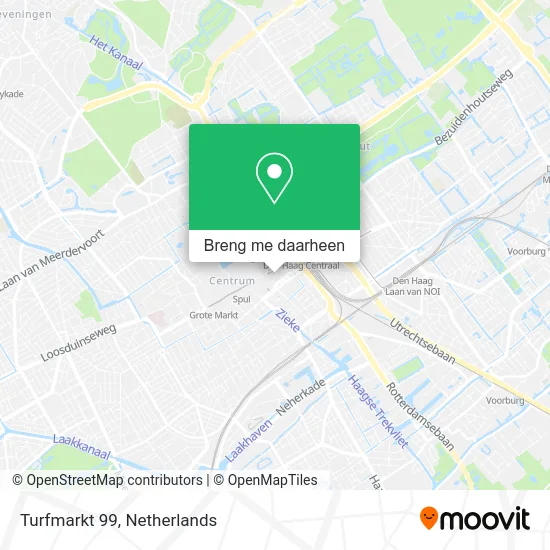 Turfmarkt 99 kaart