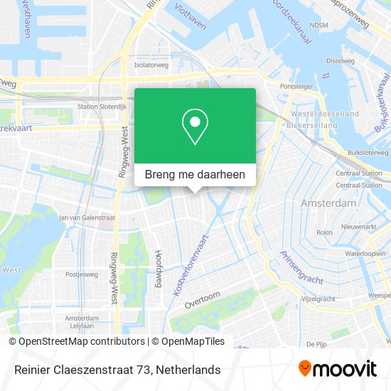 Reinier Claeszenstraat 73 kaart