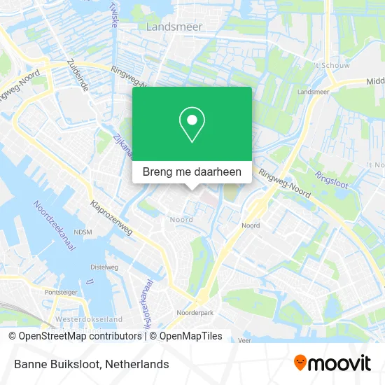 Banne Buiksloot kaart