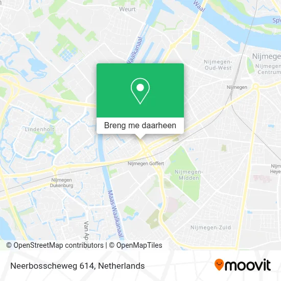 Neerbosscheweg 614 kaart