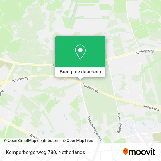 Kemperbergerweg 780 kaart