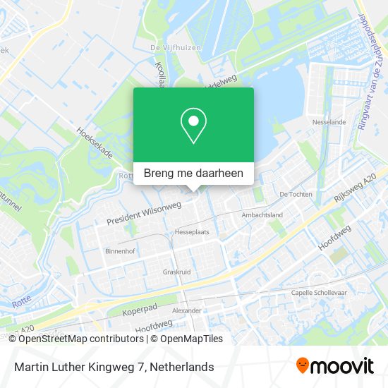 Martin Luther Kingweg 7 kaart