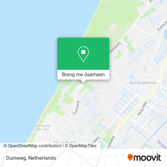 Duinweg kaart