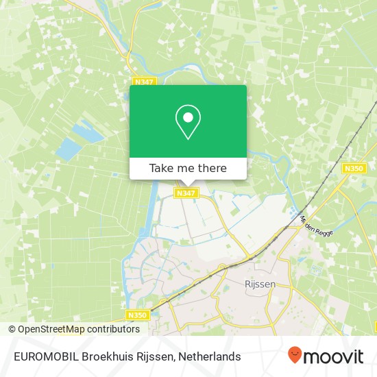 EUROMOBIL Broekhuis Rijssen, Kalanderstraat 5 kaart