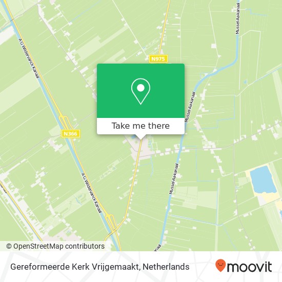 Gereformeerde Kerk Vrijgemaakt, Musselweg 66 kaart