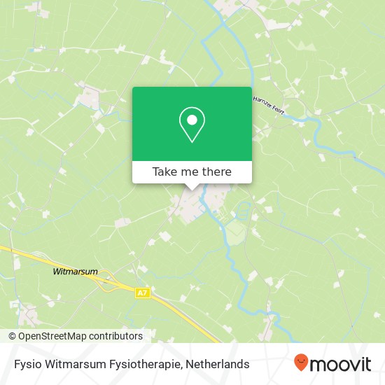 Fysio Witmarsum Fysiotherapie, Van Aylvaweg 16 kaart