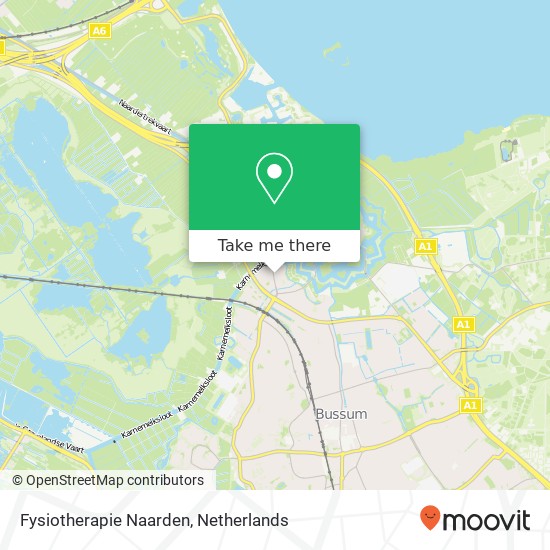 Fysiotherapie Naarden, Prinses Beatrixhof 113 kaart