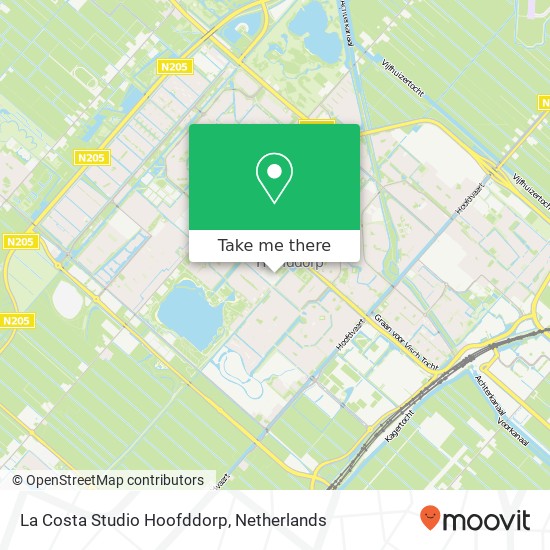 La Costa Studio Hoofddorp, Markenburg 123 kaart