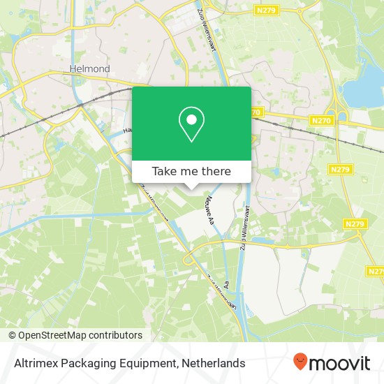 Altrimex Packaging Equipment, Zuiddijk 9 kaart