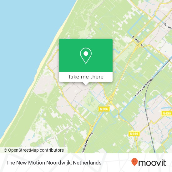 The New Motion Noordwijk kaart