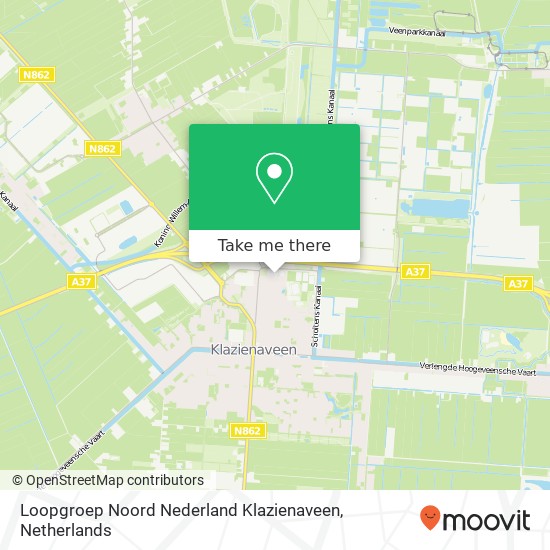 Loopgroep Noord Nederland Klazienaveen, Leeuw 1 kaart