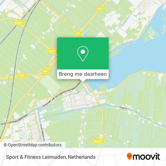 Sport & Fitness Leimuiden kaart