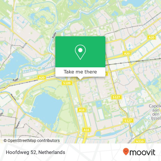 Hoofdweg 52, 3067 GH Rotterdam kaart