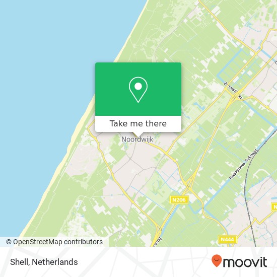 Shell, Van de Mortelstraat 254 kaart