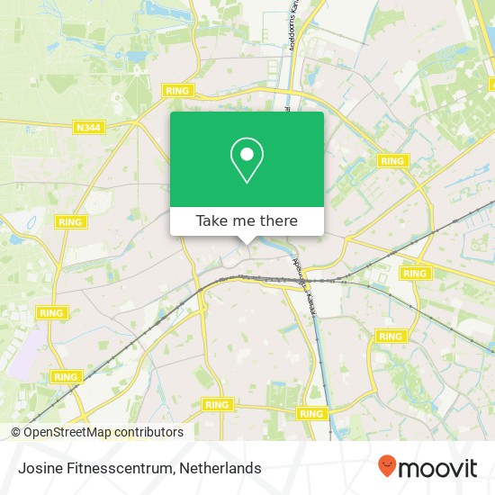 Josine Fitnesscentrum, Stationsstraat 49 kaart