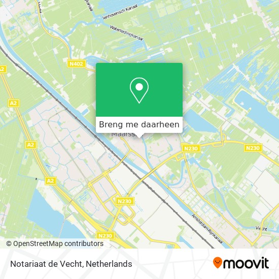 Notariaat de Vecht kaart