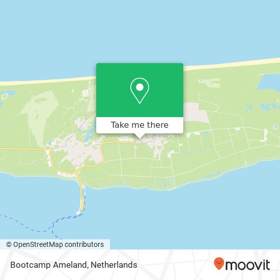 Bootcamp Ameland, Noordwal 12 kaart