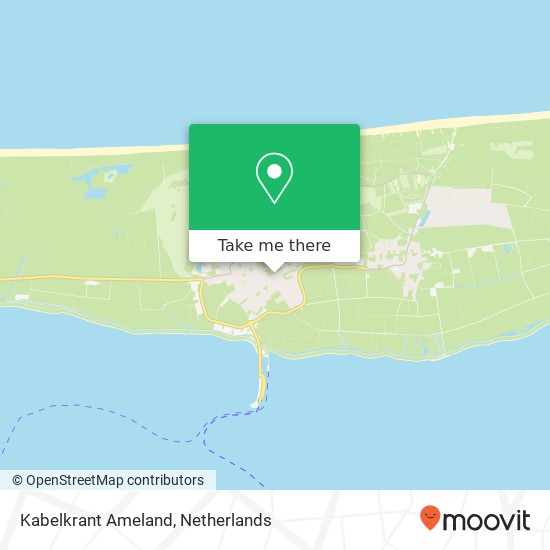 Kabelkrant Ameland, Kardinaal de Jongweg 29 kaart